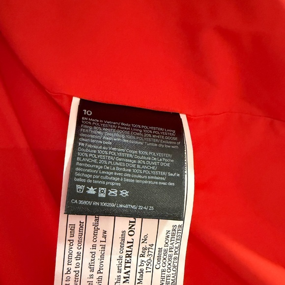 Lululemon Red Wunder Puff Vest - Picture 3 of 7